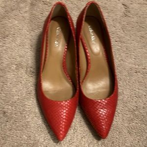 Calvin Klein Leather Genoveva Shoes Size 6